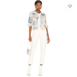 Free People Tie Dye Denim Jean Jacket